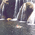 Refrescantes guas das chachoeiras do Taca