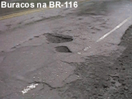 Buracos na BR-116