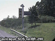 Quiosque SOS na BR-290